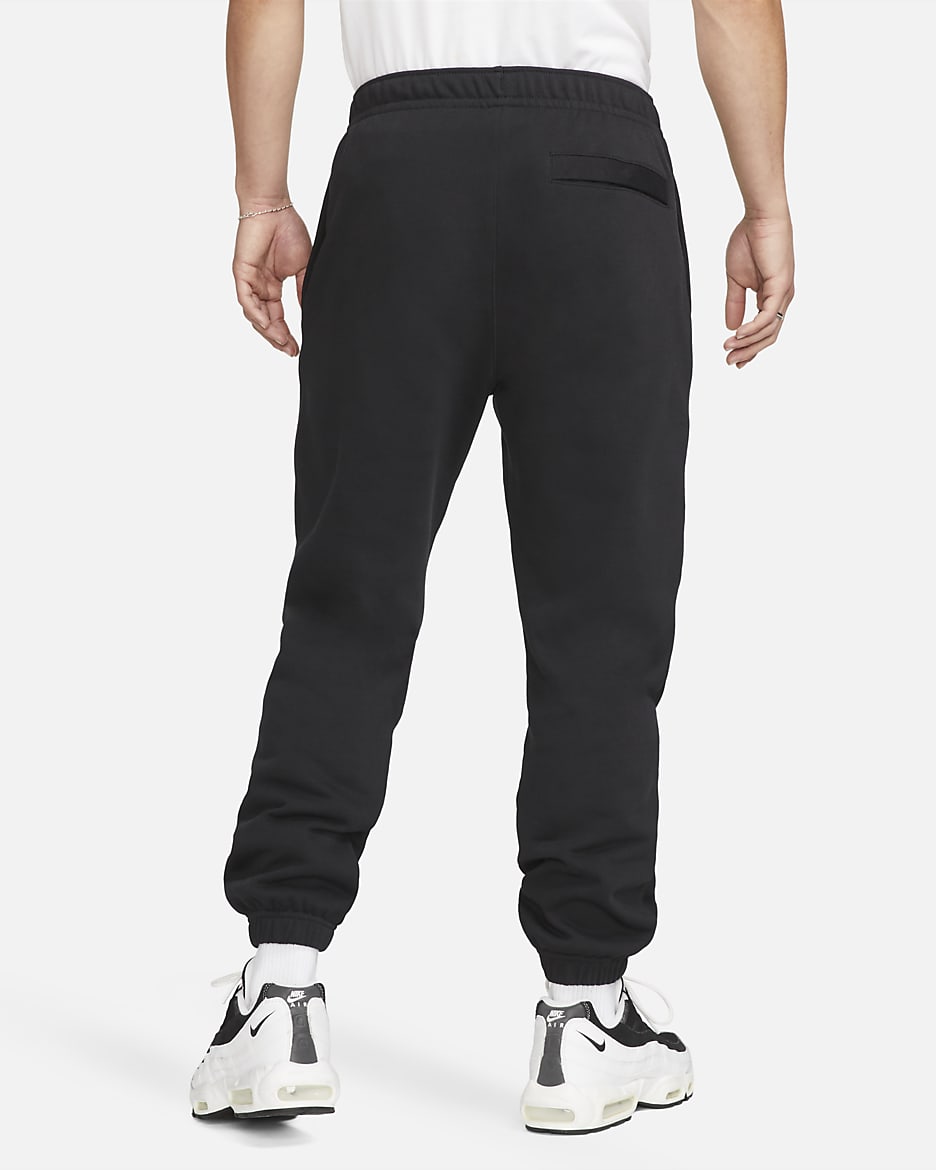 Mens black nike club joggers hotsell